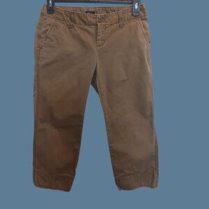 Gap Capri Pants Wide Leg Pants Khaki  Size 6